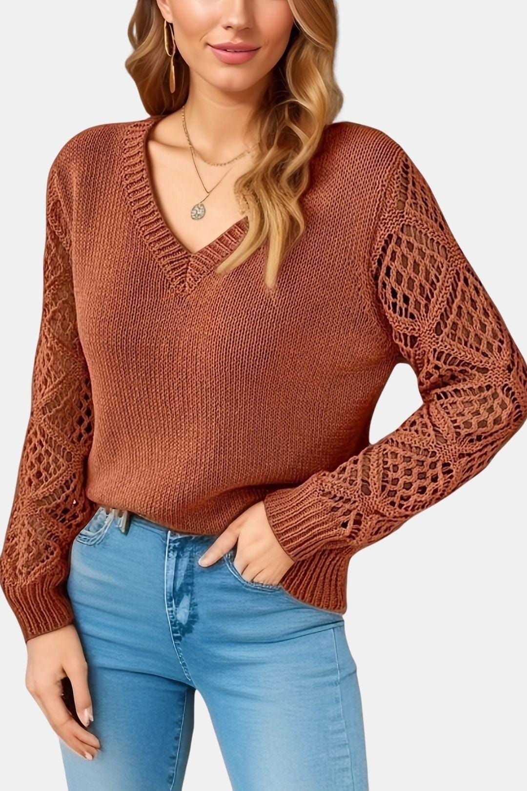 V-Neck Sweater for Women