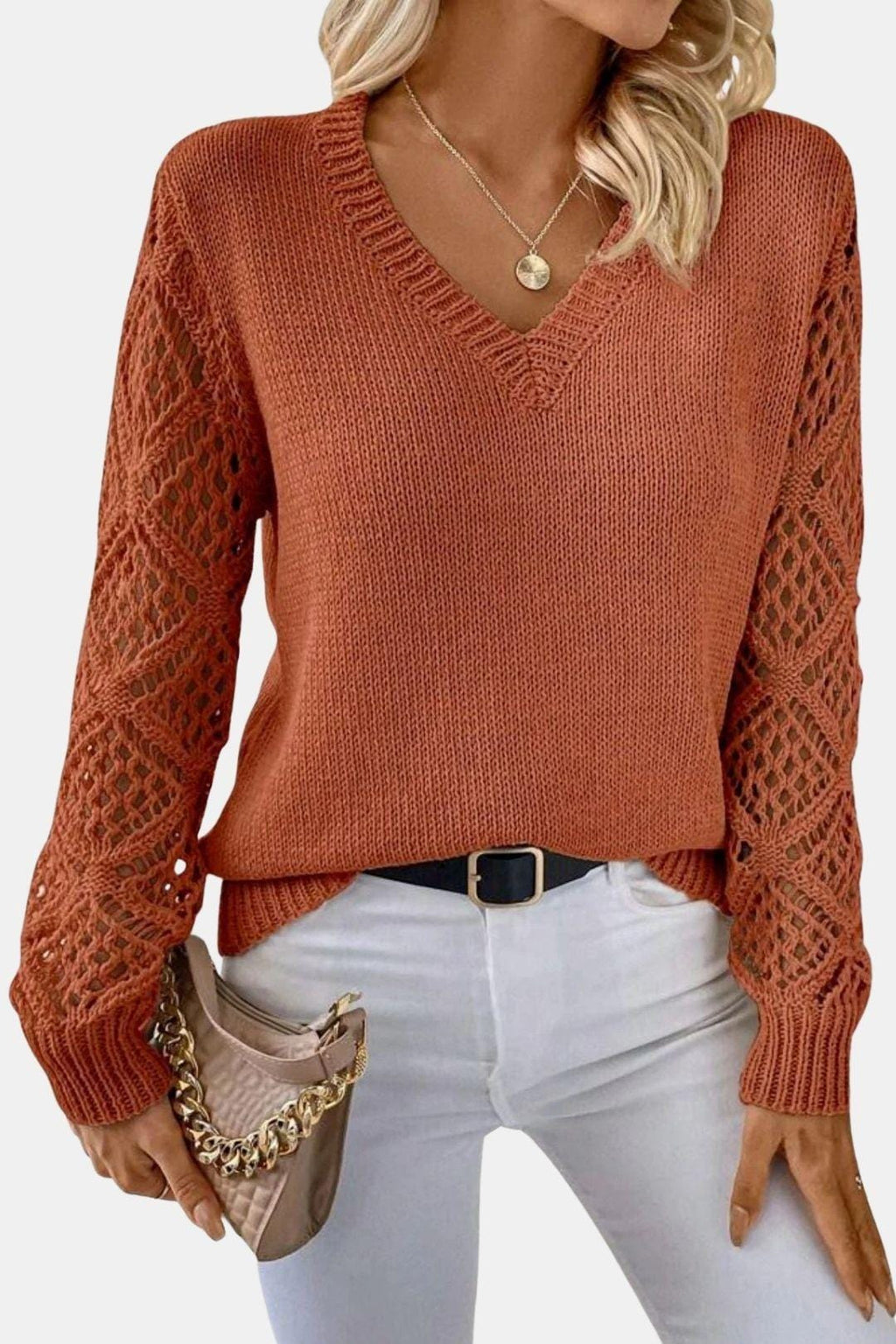 V-Neck Sweater for Women
