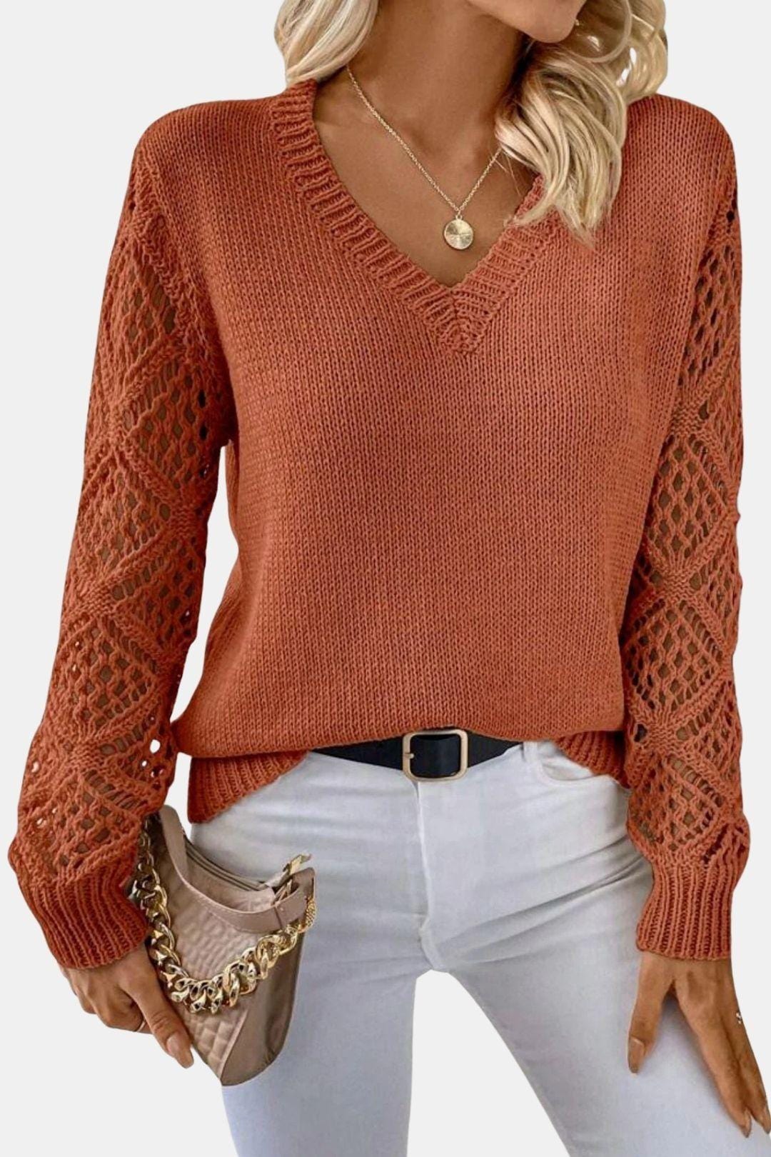 V-Neck Sweater for Women