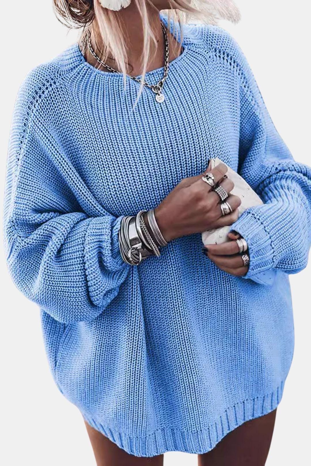 Classic Oversized Knit Sweater for Women