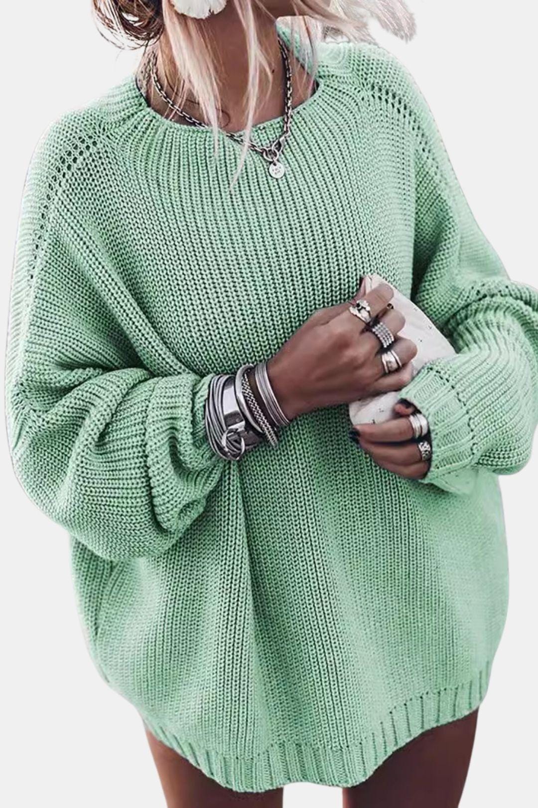 Classic Oversized Knit Sweater for Women