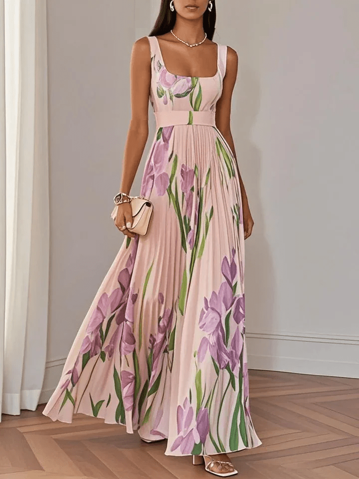Sleeveless Chiffon Maxi Dress for Women