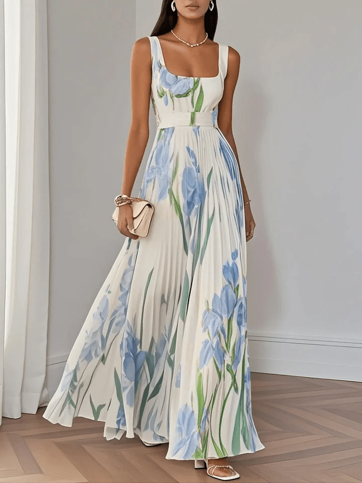 Sleeveless Chiffon Maxi Dress for Women
