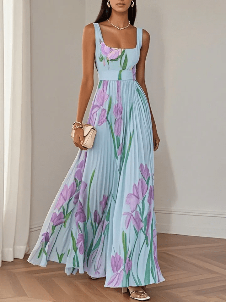 Sleeveless Chiffon Maxi Dress for Women
