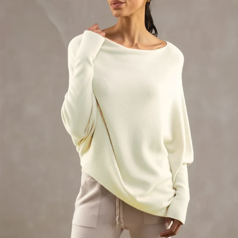 Loose-Fit Knit Sweater for Women