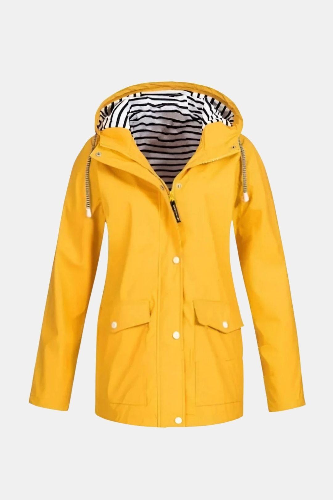 Waterproof Windbreaker Jacket with Hood for Women