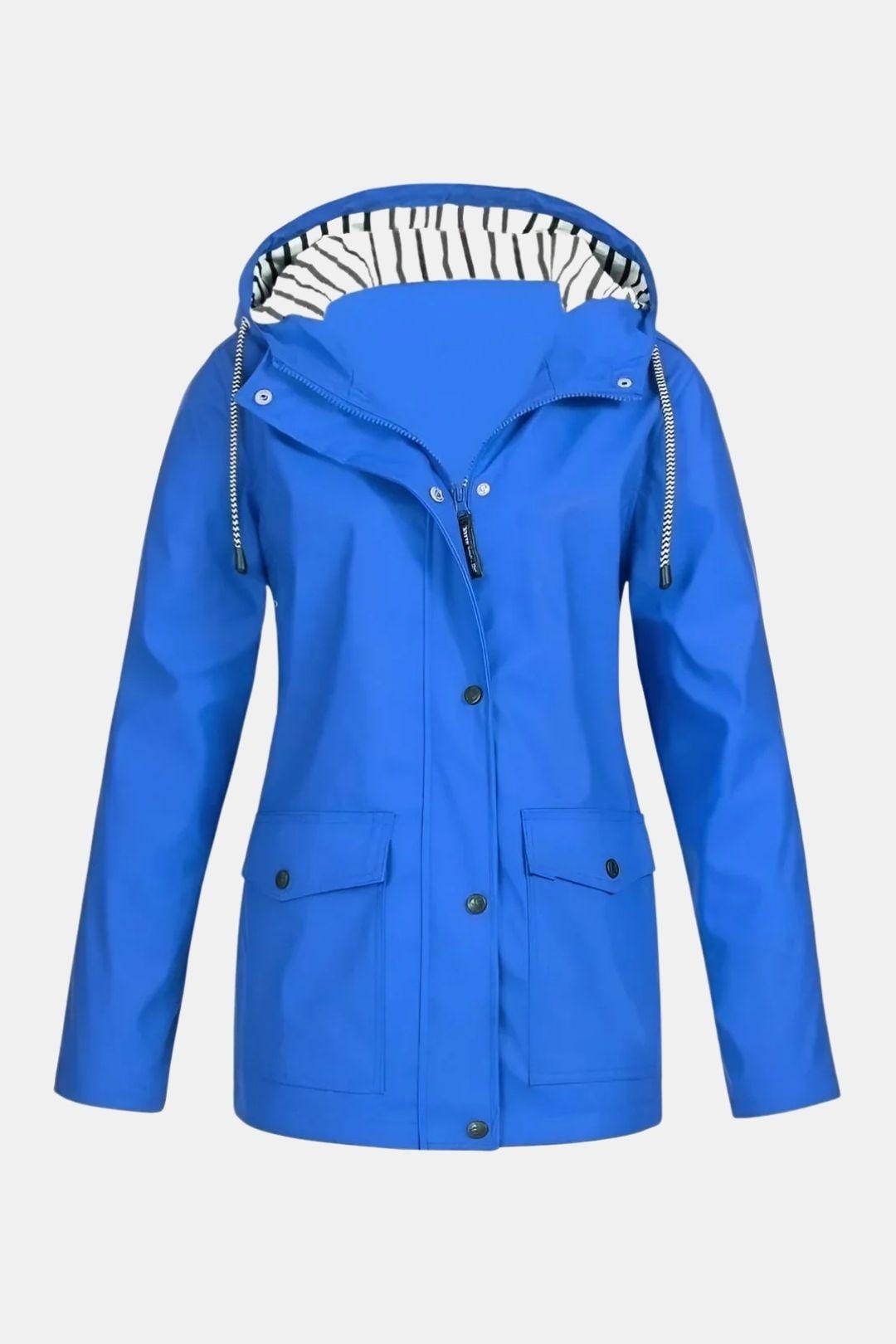 Waterproof Windbreaker Jacket with Hood for Women