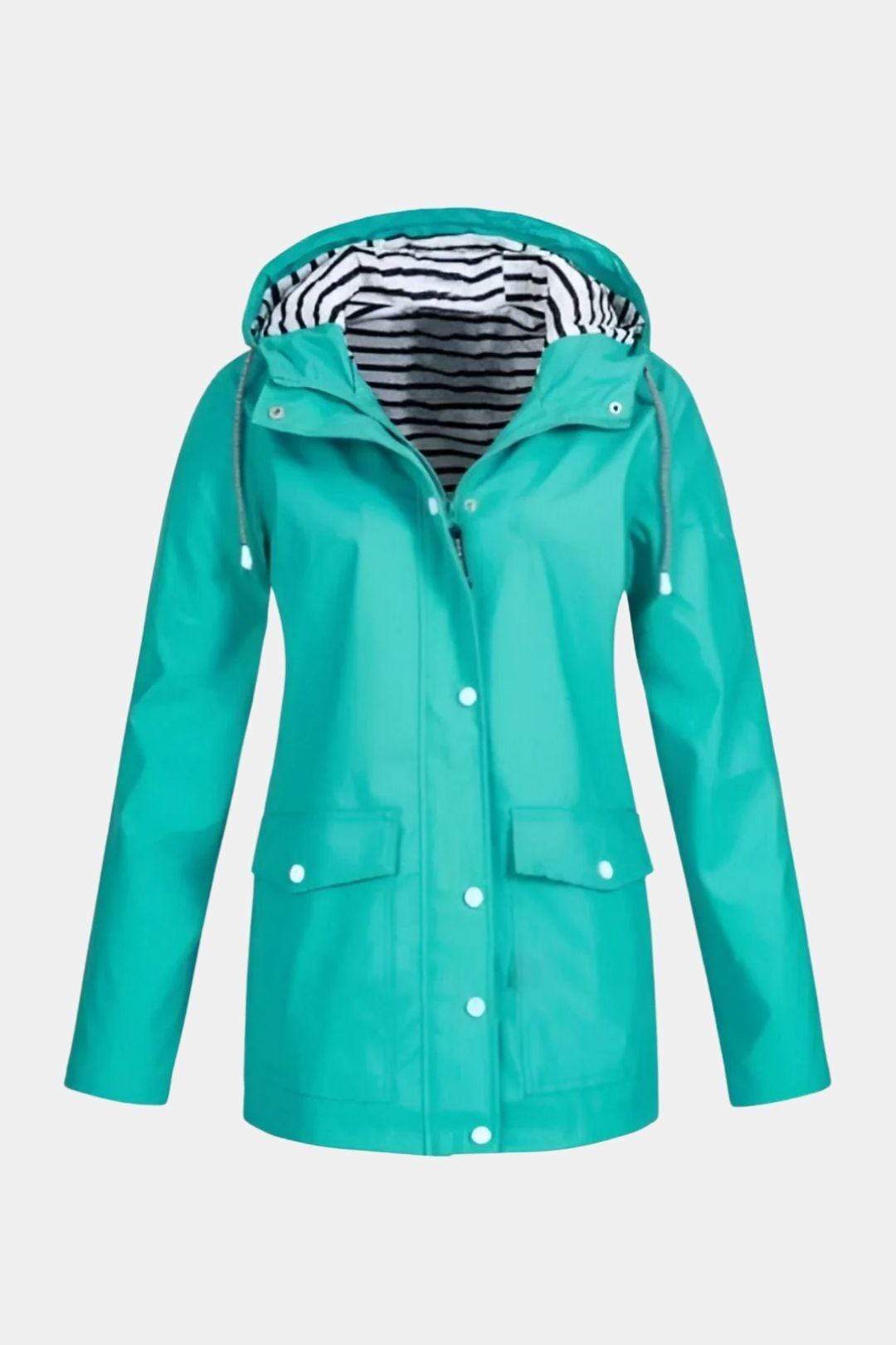 Waterproof Windbreaker Jacket with Hood for Women