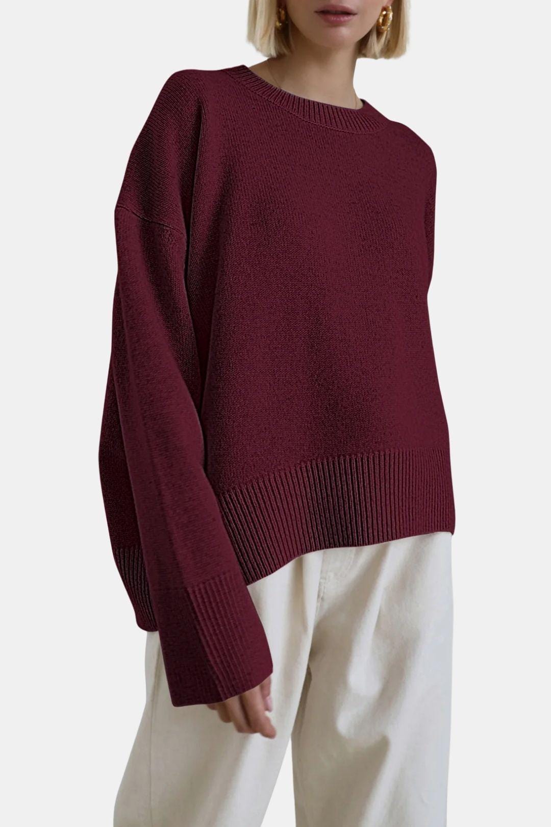 Candyfloss Oversized Pullover Sweater for Women