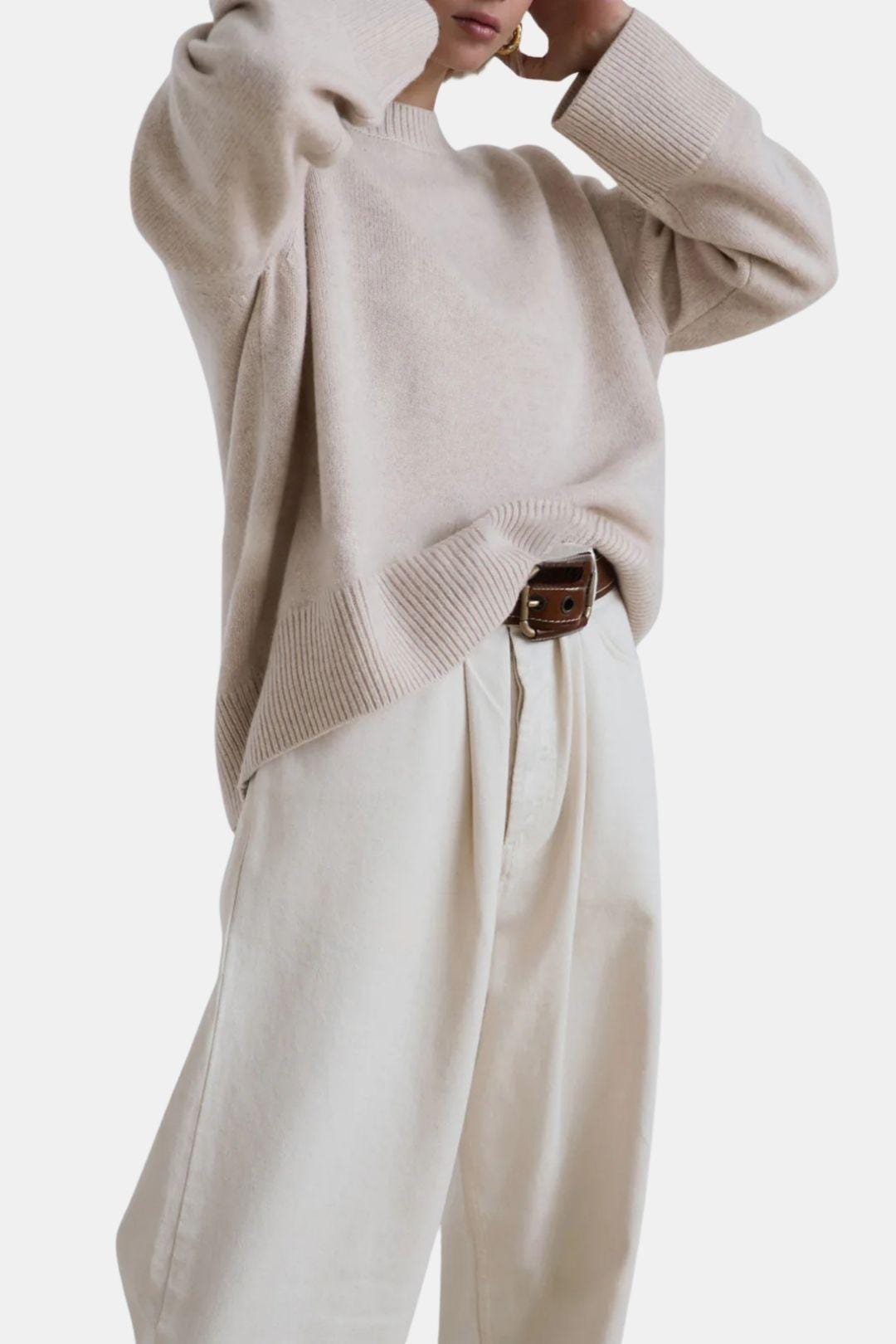 Candyfloss Oversized Pullover Sweater for Women