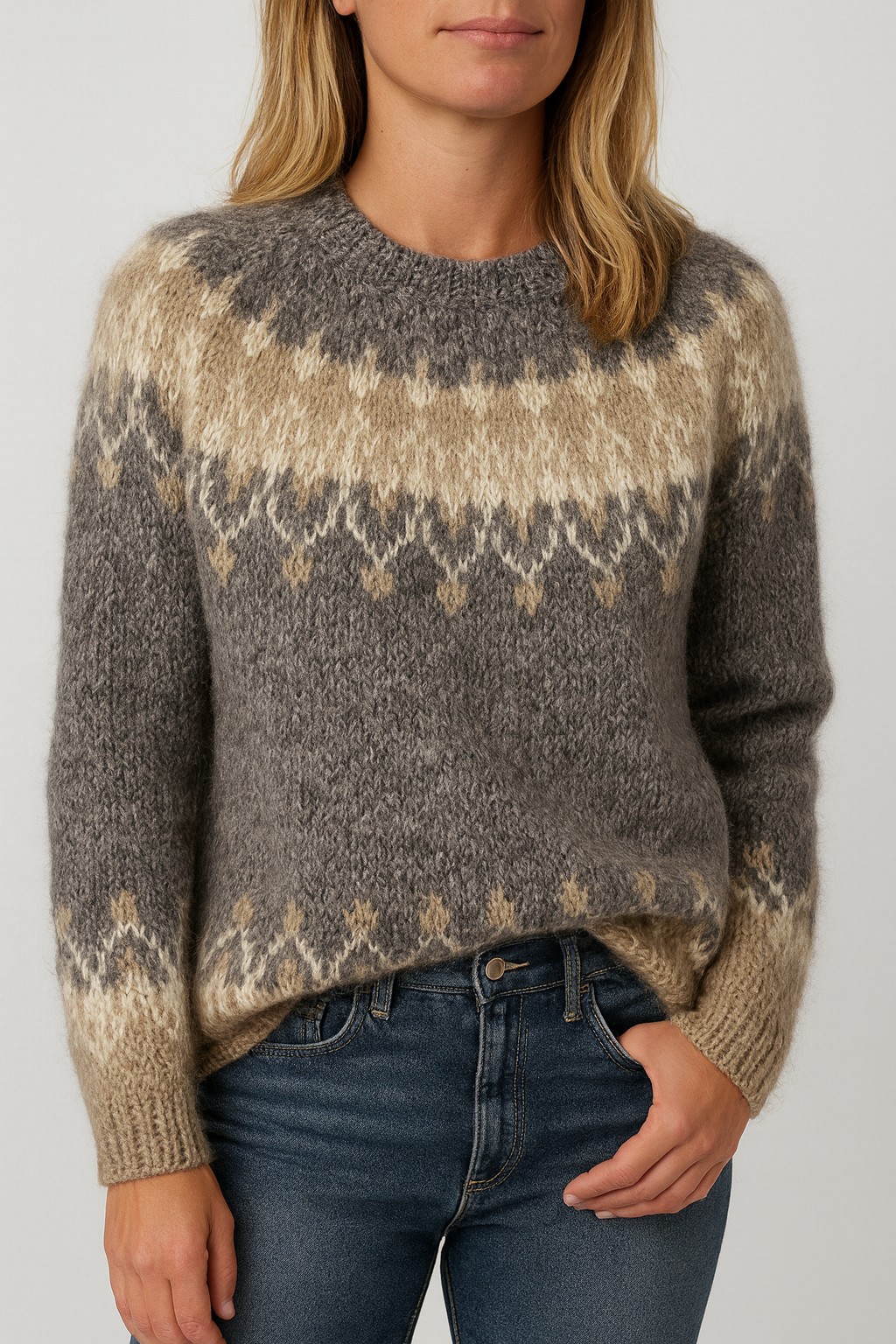 Knit Pullover Sweater for Women