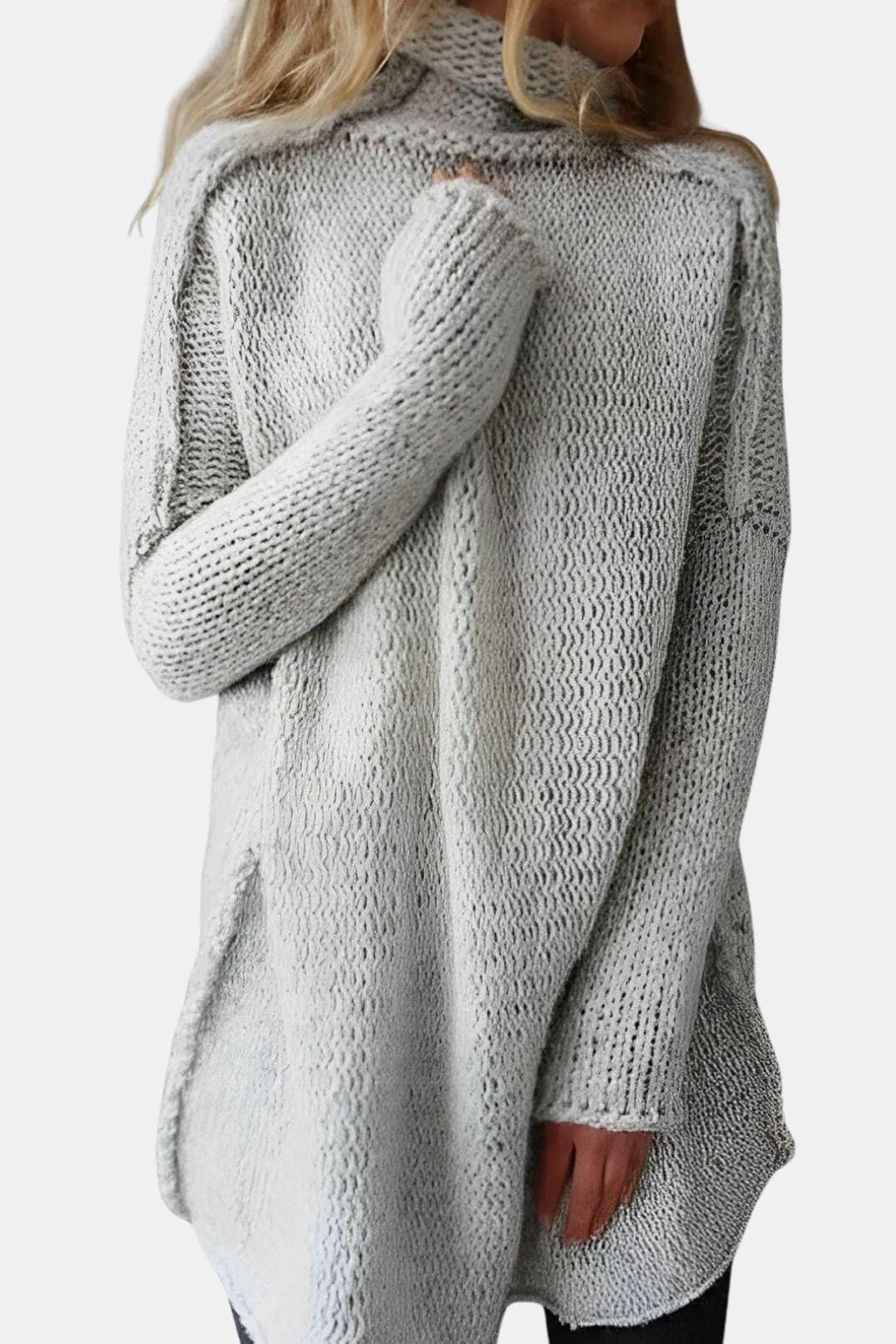Long Knitted Winter Sweater for Women