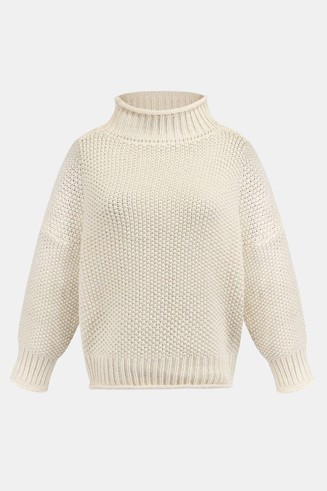 Chunky Turtleneck Sweater for Women