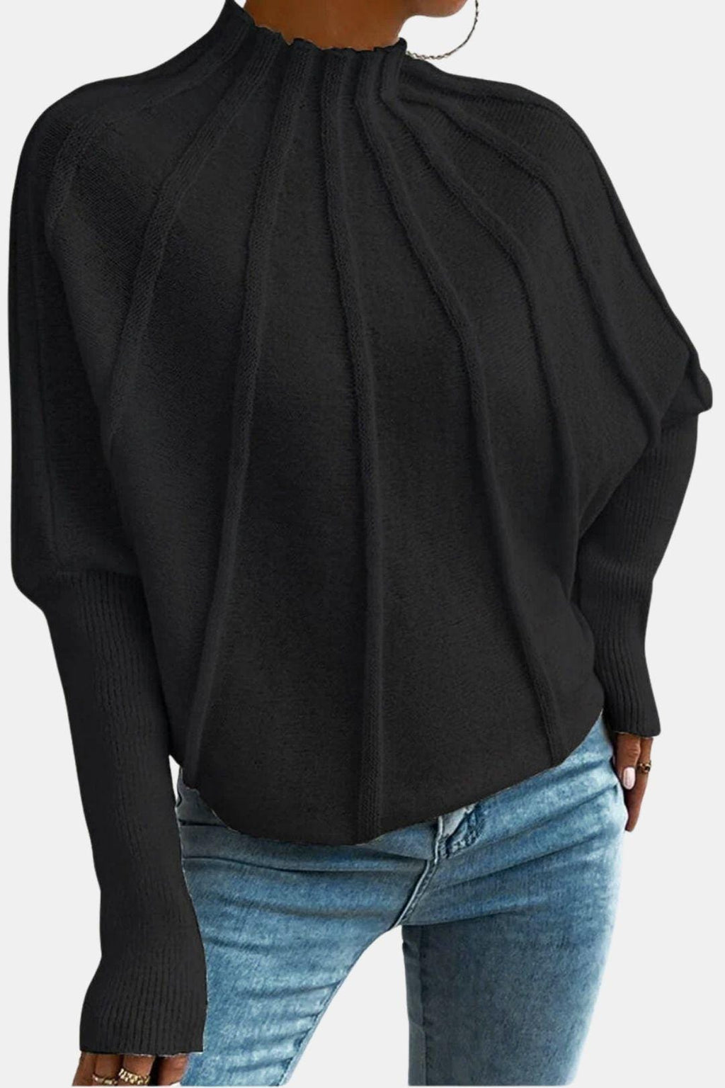 Dolman-Sleeve Sweater for Women