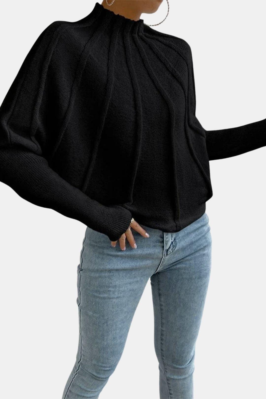 Dolman-Sleeve Sweater for Women