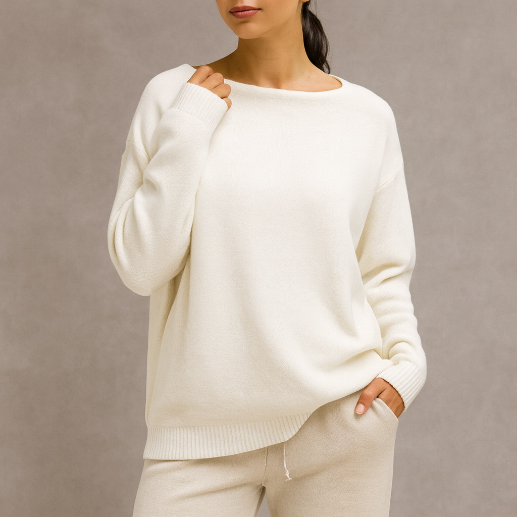 Loose-Fit Knit Sweater for Women