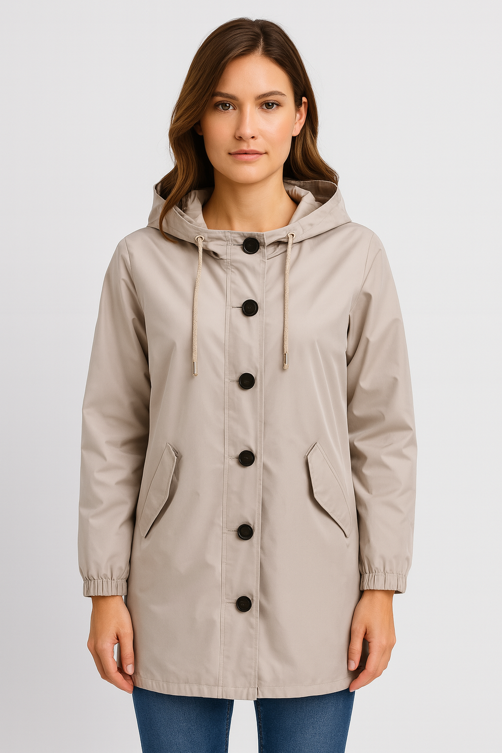 Waterproof Rain Jacket with Hood for Women